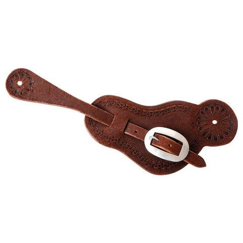 Martin Saddlery Chocolate Roughout San Carlos Spur Strap