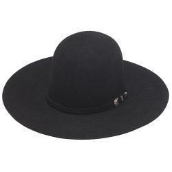Twister 6X Black OR Chocolate 4.5 Brim Open and flat